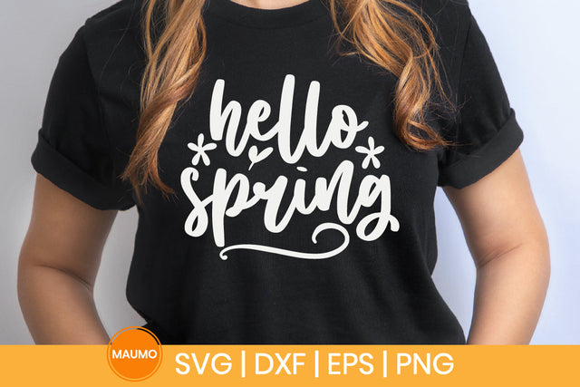 Hello spring svg quote SVG Maumo Designs 