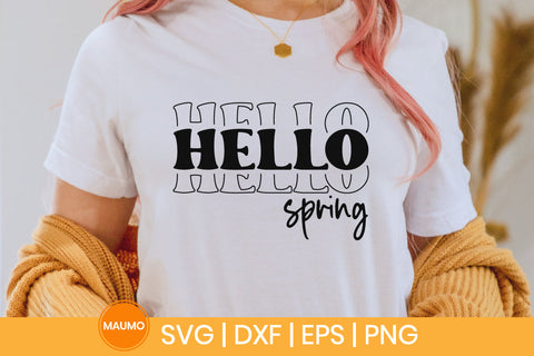 Hello spring svg quote SVG Maumo Designs 