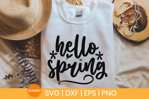 Hello spring svg quote SVG Maumo Designs 