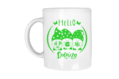 Hello Spring SVG. Spring gnome sign.Spring door sign SVG SVG Olga Terlyanskaya 