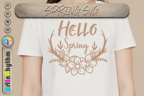 Hello Spring svg SVG Artinrhythm shop 