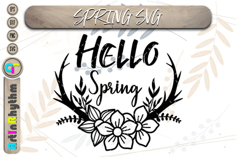 Hello Spring svg SVG Artinrhythm shop 