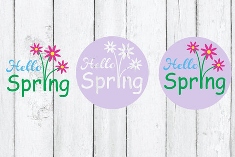 Hello Spring SVG SVG B Renee Design 