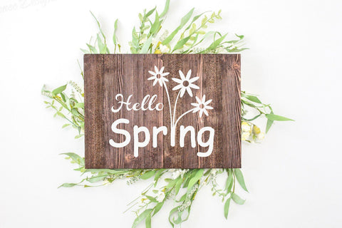 Hello Spring SVG SVG B Renee Design 
