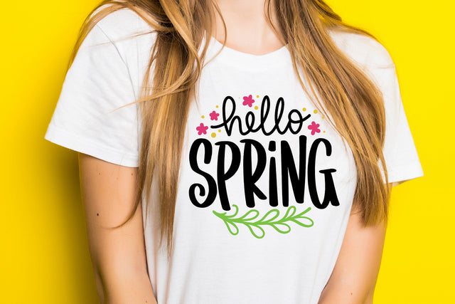 Hello Spring SVG SVG dapiyupi store 