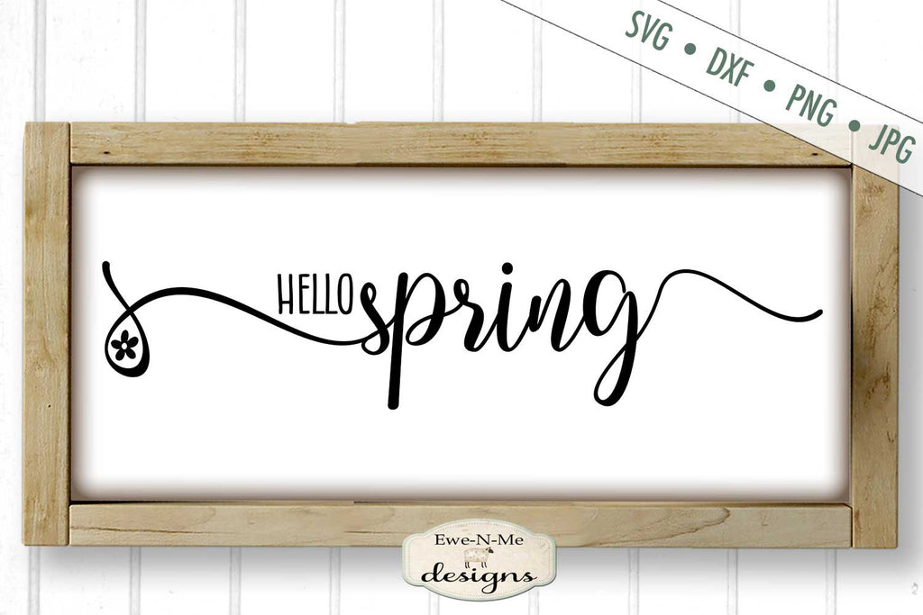 Hello Spring - SVG - So Fontsy