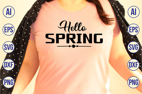 Hello spring SVG SVG nirmal108roy 