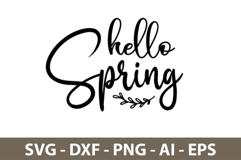 Hello spring svg SVG nirmal108roy 