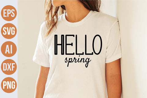 Hello Spring svg SVG nirmal108roy 