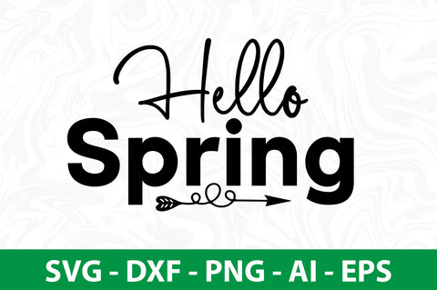 Hello spring svg SVG nirmal108roy 