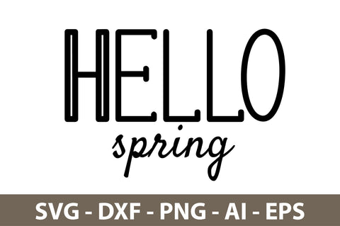 Hello Spring svg SVG nirmal108roy 