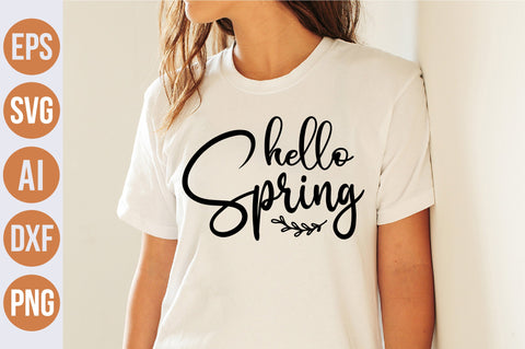 Hello spring svg SVG nirmal108roy 