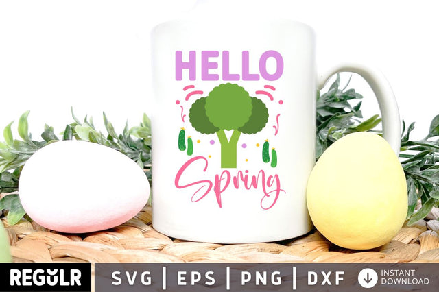 hello spring SVG SVG Regulrcrative 