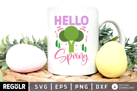 hello spring SVG SVG Regulrcrative 