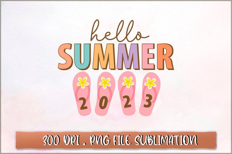 Hello summer 2023 Sublimation SVG Shetara Begum 