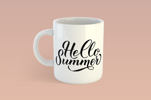 Hello summer calligraphy lettering SVG SVG LaBelezoka 