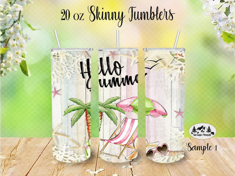 Hello Summer Garden Flag Sublimation Belle Designs & Photography 