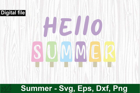Hello summer ice-cream svg, Sunshine svg, Summer vibes svg, Summer t shirt svg, Vacation Svg, Ocean Svg Svg, Beach Svg, Beach t shirt svg, Summer mug svg, Beach time svg, Summer Cut Files, Hello summer svg, Lake time SVG Isabella Machell 