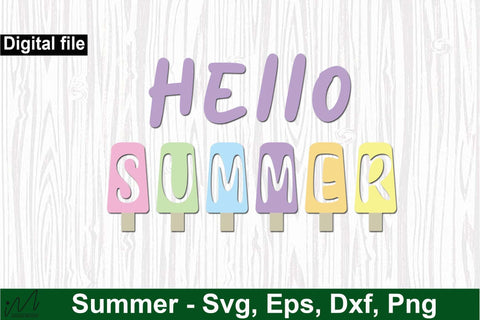 Hello summer ice-cream svg, Sunshine svg, Summer vibes svg, Summer t shirt svg, Vacation Svg, Ocean Svg Svg, Beach Svg, Beach t shirt svg, Summer mug svg, Beach time svg, Summer Cut Files, Hello summer svg, Lake time SVG Isabella Machell 