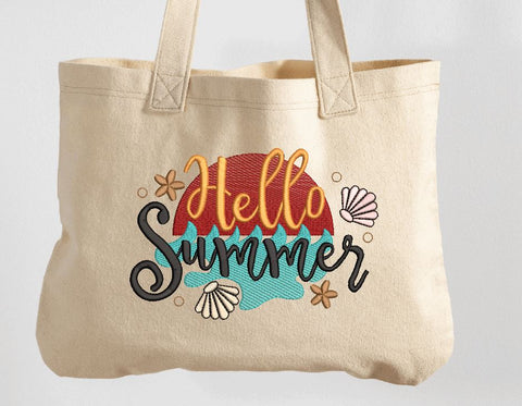 Hello Summer Machine Embroidery Design Embroidery/Applique DESIGNS Canada Embroidery 