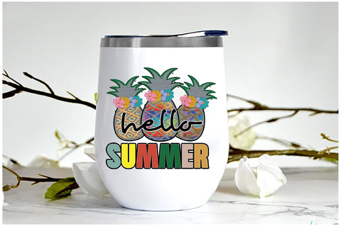 Hello Summer Pineapple Sublimation Sublimation Jagonath Roy 