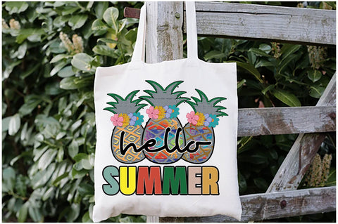 Hello Summer Pineapple Sublimation Sublimation Jagonath Roy 