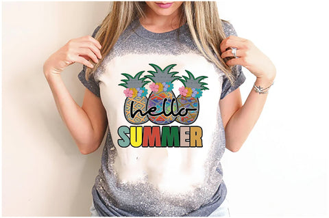 Hello Summer Pineapple Sublimation Sublimation Jagonath Roy 
