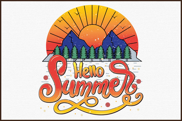 Hello Summer PNG Sublimation Sublimation designartist 