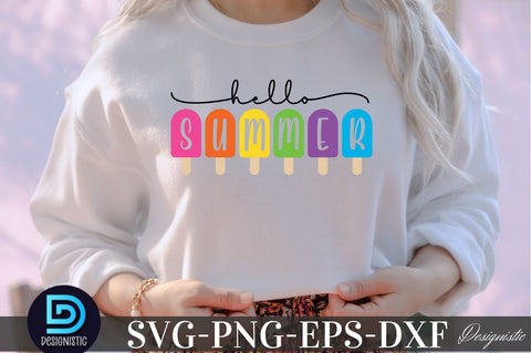 Hello Summer, Retro Summer SVG SVG DESIGNISTIC 