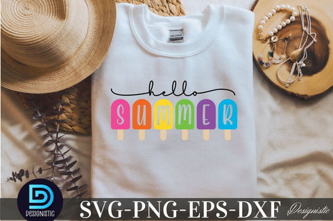 Hello Summer, Retro Summer SVG SVG DESIGNISTIC 