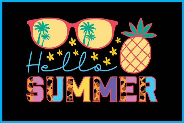 Hello Summer Sublimation PNG Printable Files Sublimation Creativedesigntee 