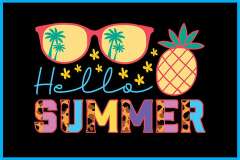 Hello Summer Sublimation PNG Printable Files Sublimation Creativedesigntee 