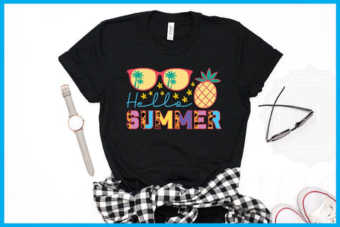 Hello Summer Sublimation PNG Printable Files Sublimation Creativedesigntee 
