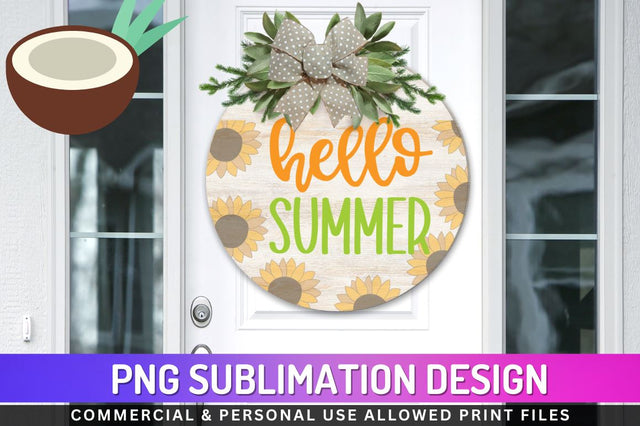 Hello summer Sublimation PNG Sublimation Regulrcrative 