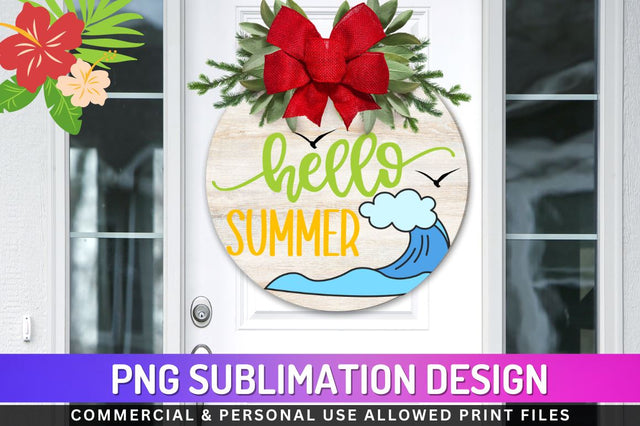 Hello summer Sublimation PNG Sublimation Regulrcrative 