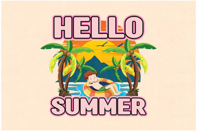 Hello Summer Sublimation Sublimation Jagonath Roy 