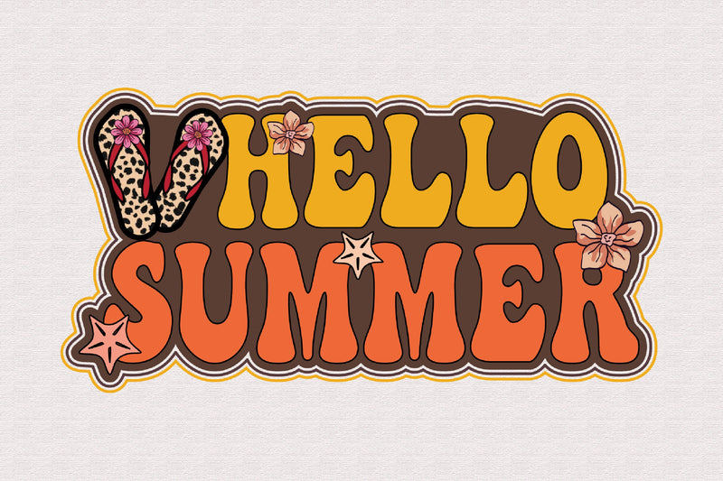 Hello Summer Sublimation Sublimation Rupkotha 