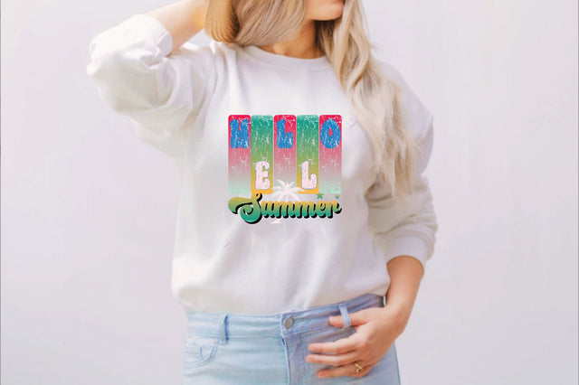 hello Summer Sublimation SVGArt 