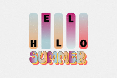 Hello Summer Sublimation SVGArt 