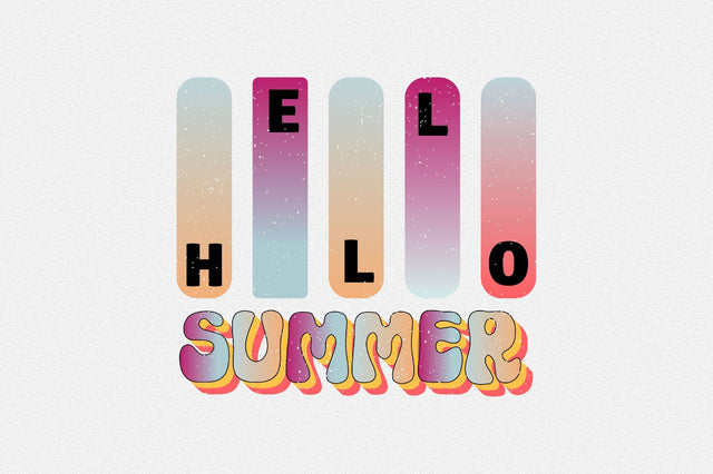 Hello Summer Sublimation SVGArt 