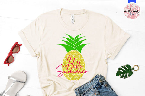 Hello Summer – Summer SVG EPS DXF PNG Cutting Files SVG CoralCutsSVG 