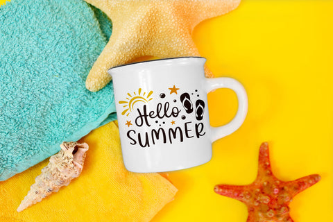 Hello Summer SVG | Beach SVG SVG Hippo Creations 