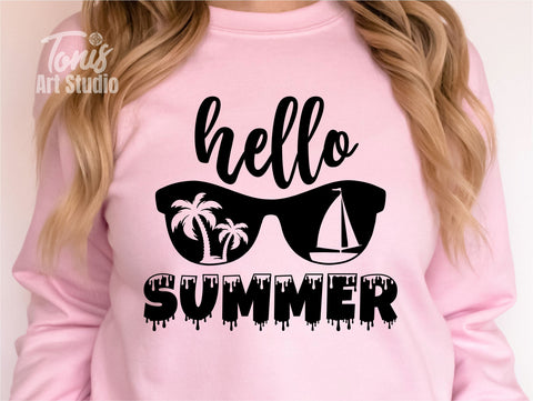 Hello Summer SVG Bundle, Beach Svg, Popsicle Svg SVG TonisArtStudio 