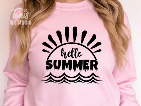 Hello Summer SVG Bundle, Beach Svg, Popsicle Svg SVG TonisArtStudio 