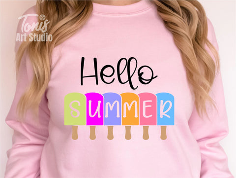 Hello Summer SVG Bundle, Beach Svg, Popsicle Svg SVG TonisArtStudio 