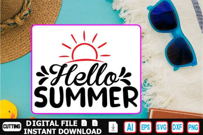 Hello Summer SVG Craftlabsvg24 