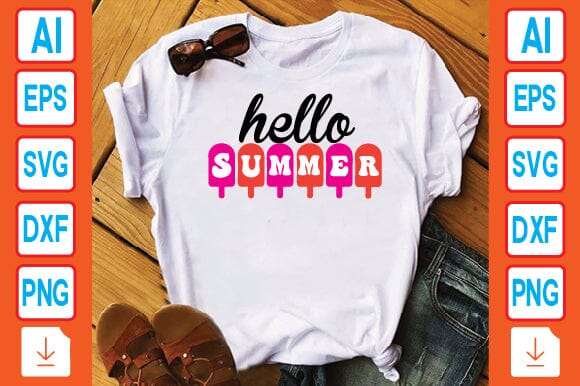 Hello Summer SVG Craftlabsvg24 