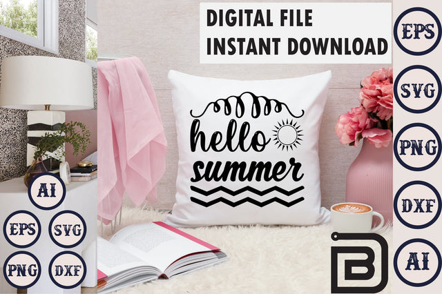 Hello Summer SVG Craftlabsvg24 