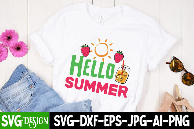 Hello Summer SVG Cut File, Hello Summer Sublimation , Welcome Summer SVG Cut File, Welcome Summer SVG Design, Summer SVG Cut File,Aloha Summer SVG Design, Summer SVG Quotes, Summer Sublimation PNG,Funny Summer SVG SVG BlackCatsMedia 