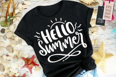 Hello Summer SVG dapiyupi store 